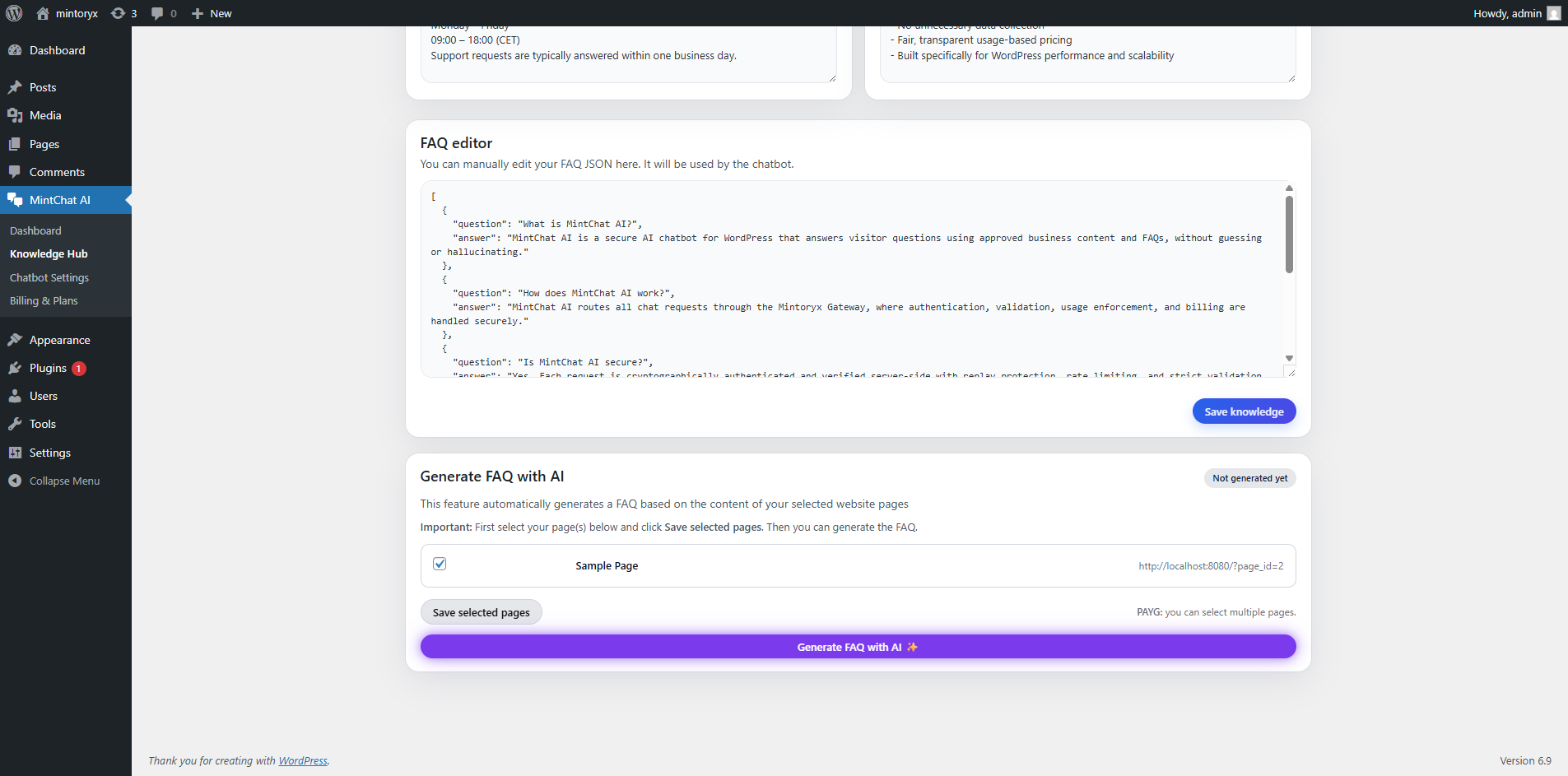 MintChat Knowledge Hub